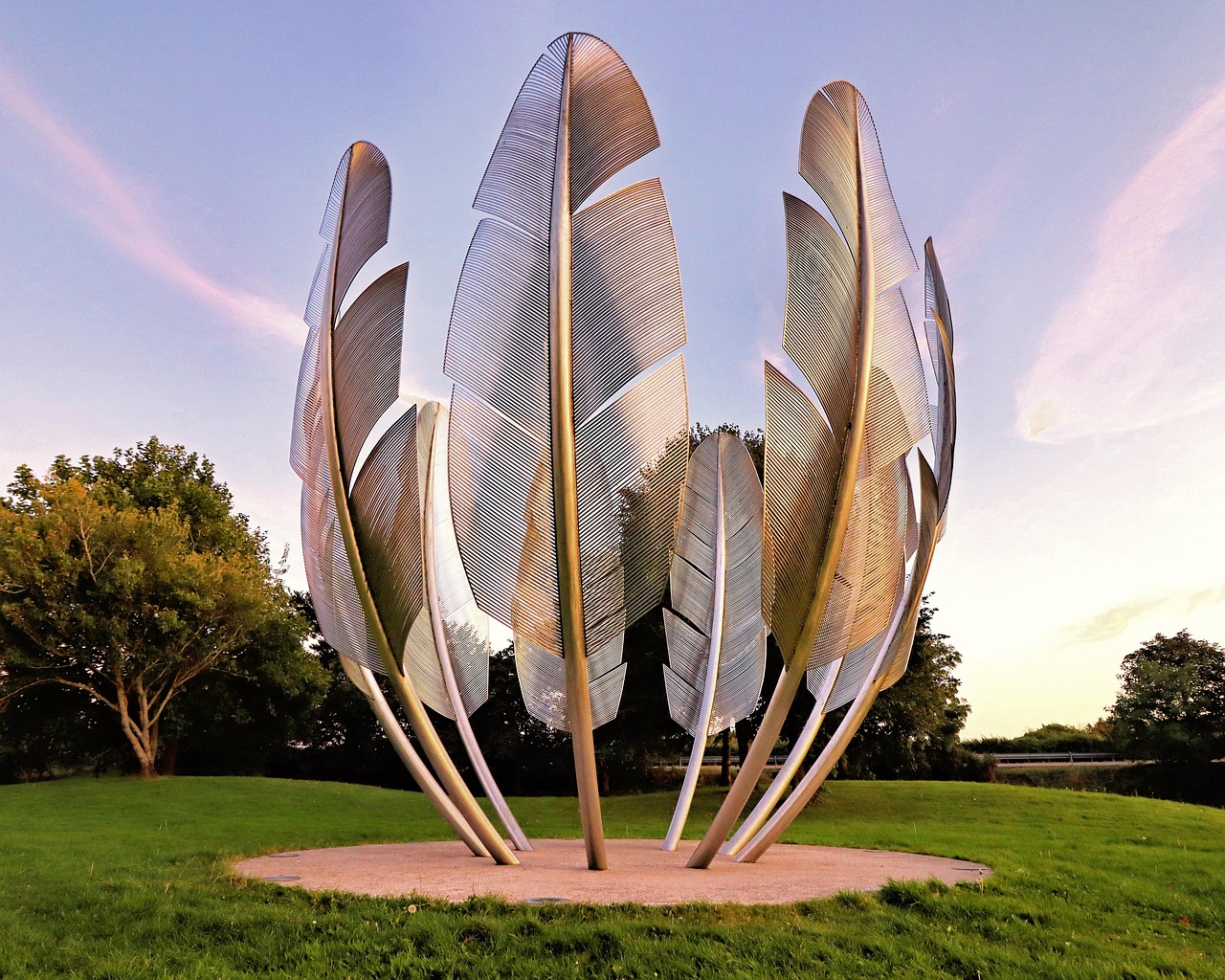 Moderne aluminium fotokunst met abstract design. Moderne aluminium fotokunst met abstract design.