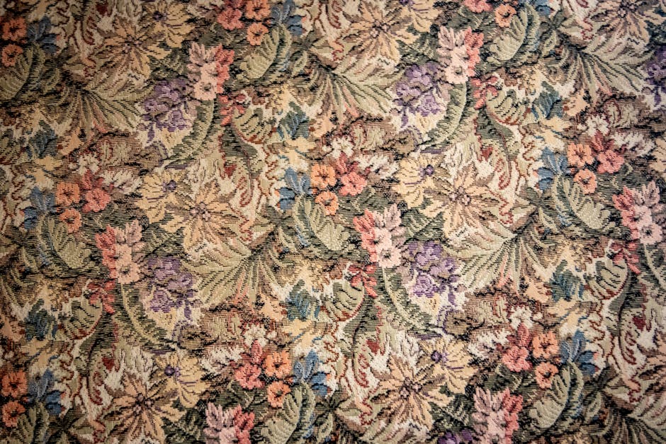 Retro geometrische patronen in woontextiel.